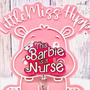 Barbie Nurse Badge reel